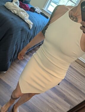 Express Beige Hanging Garment Bag